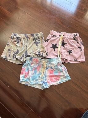 EUC - Lot of 3 Woman's Small Lounge Shorts - 1.4.3. Story, Bibi & Phil Love